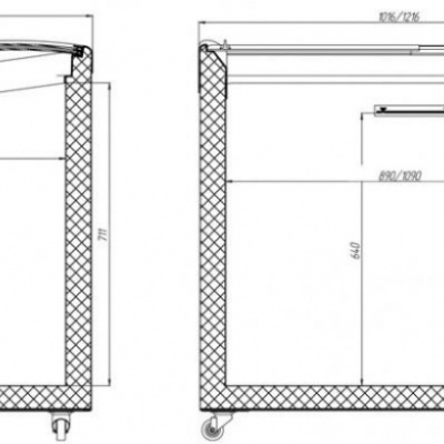 Vitrina frigorifica inghetata M -SL - Frigosztufi